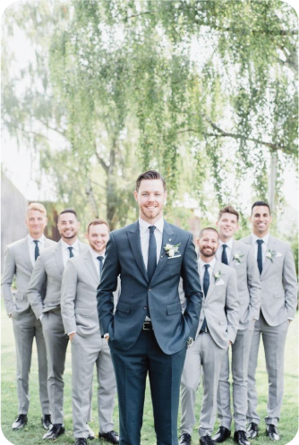 Groomsmen Suits Color Inspiration