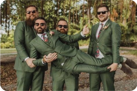 Groomsmen Suits Color Inspiration